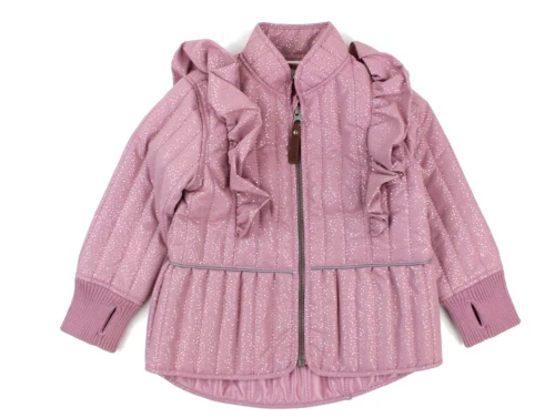 En Fant termojakke lilas glitter